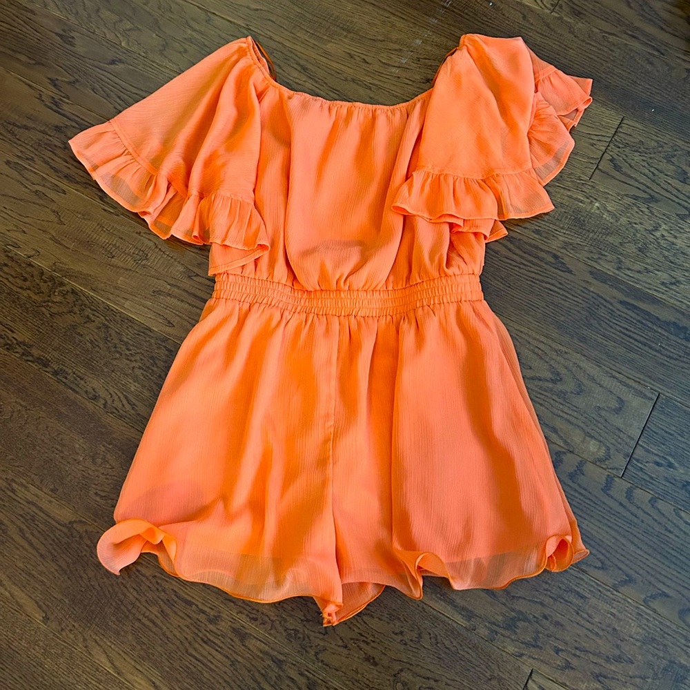 Orange romper